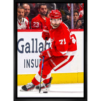 Dylan Larkin Detroit Red Wings - Framed Canvas - 22" x 31"-Premium canvas print with gallery-wrapped edges