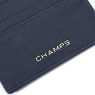 Champs Iconic Keychain Cardholder - Navy-Top zip pocket