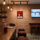 Frameworth Macklin Celebrini Hockey Canada 2026 Action Photo - Framed Print - 16" x 20"-Vivid high-resolution action shot printed on premium photo paper. Professional black wood composite frame with real glass front protection designed for lasting display