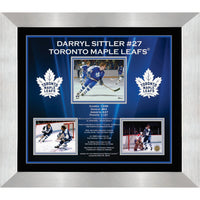 Darryl Sittler Career Collage - Framed Print - 35" x 31"-Premium print framed