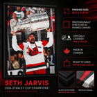 Frameworth Seth Jarvis 20" H x 29" W Framed Canvas Carolina Hurricanes 2026 Stanley Cup Champions Framed Canvas - Officially Licensed NHL/NHLPA-8