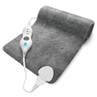 Pursonic Extra Large Electronic Heating Pad-Super soft micro-plush for maximum comfort. 3 heat settings(High, Medium, Low). Heat in seconds. Extra Large 12x24 Pad, offers excellent coverage for large muscle groups. 2-hours auto shut -off, Conserves energy and prevents burns caused by excessive heating. 10-foot extra long cord-makes it easier to use from the comfort of your favorite bed or chair. 
