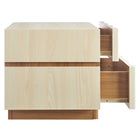 Modway Isola 2 Drawer Nightstand - White Light Oak-7