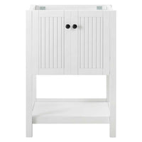 Modway Steam 23" Bathroom Vanity Cabinet - White-Modern Bathroom Vanity