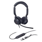 Yealink UH44 Dual Uc Headset- Phone & Computer headset - UC Certified - Black-Headset cable length: 0.65 m (from headset to call control unit)