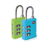 Travelon TSA Accepted Luggage Locks - Cool Tones - Set of 2-Set your own combination, and change it. With a simple twist and push of the shackle, and set your combination in seconds. Change your combination as many times as you want. Use it for more than suitcases. Use it for backpacks, gym and student lockers too