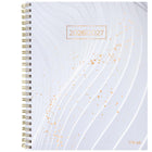 Mead 2026-2027 Dream Lines Weekly/Monthly Academic Planner - 11" H x 8-1/2" W - Grey - Bilingual-Full 15 months of Weekly/Monthly planning: July 2026 - Sept 2027 + 3 Monthly page spreadsheets: Oct - Dec 2027