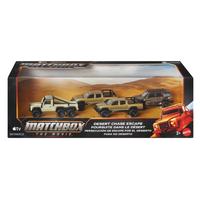 MatchBox Project Convoy Collector Multipack-​Capture the excitement of Matchbox The Movie with the Desert Chase Escape 4-pack of die-cast vehicles