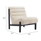 Zuo Maki Accent Chair - Beige-6