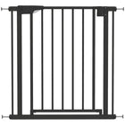 PawHut 30" - 32" Baby Gate with Auto-Close - Black-Certified pet gate fits 29.9" -32.3" (76-82 cm) openings with 29.9" (76 cm) height, protects babies and pets at home 