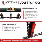 Voltstair GO Electric Stair Climbing Hand Truck - 150 Lb Capacity-Single user operation reduces physical strain and improves productivity