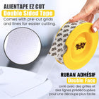 Alien Tape Multi-Surface Double Sided Tape - 10' - 3 Pack-Release cleanly and easily with no sticky residue or damage