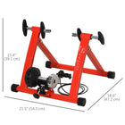 Soozier Bike Trainer Magnetic Bicycle Stand Indoor Exerciser with Quick Release Skewer-Magnetic resistance provides progressive magnetic resistance as the speed increases