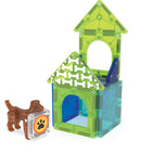 Magna-Tiles Dog House 13-Piece Magnetic Construction Set-Superior Quality: MAGNA-TILES pieces are made from food-grade, non-toxic MABS plastic that are free from BPAs, phthalates, and latex. Our magnets are selected with kids in mind, letting them easily pull apart tiles for safe, frustration-free building