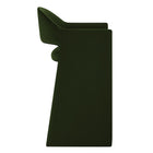 Modway Talia 41" Performance Velvet Bar Stool - Moss Green-Fixed Padded Seat/Backrest