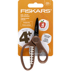 Fiskars 5" Pointed-tip Non-Stick MVP Scissors - Football-Innovative, safety-edge blades feature a safer blade angle ​