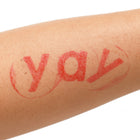 Ready 2 Learn Washable Stamp Pad - Strawberry Scent - Red - 6 Pack-Raised ink pad design: The raised pad means there are no hard edges around the ink. Children can press down without hitting an edge, which provides more area for stamping!