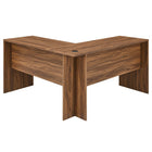 Modway Transmit 73.5" Wood Desk and File Cabinet Set - Walnut White-9