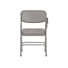 Flash Furniture Premium Steel Folding Chair with Right Handed Tablet Arm-Chair