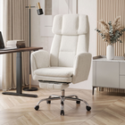 HOMCOM Big and Tall Office Chair with Flip Armrests for Cross Legged ...