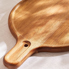 Minimal Round Wooden Serving Board-Easy Clean and Care for Daily Use