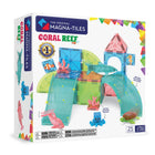 MAGNA-TILES The Original Coral Reef 25-Piece Magnetic Construction Set-What’s Included: 25 magnetic pieces, including multiple sea creatures (shark, dolphin, turtle, and octopus with soft touch tentacles) figures and a mix of coral-inspired tiles, arches, and structural pieces for building reefs, tunnels, and undersea landscapes