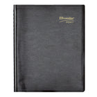 Brownline 2027 Daily Planner - 11" x 8-1/2" - Black-Appointment schedule from 7:00 a.m. to 8:30 p.m. in 30-minute intervals