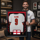 Frameworth Official FIFA World Cup 2026 England Harry Kane Framed Replica Jersey - 25.75" x 33.75"-8