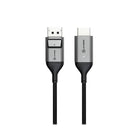 ALOGIC Ultra DisplayPort 1.4 to 4K HDMI Active Cable - 2m-Ultra-Construction - The ALOGIC Ultra range is crafted from superior materials and specially designed to guarantee a longer lifespan. The cable core is strengthened with synthetic fibre and reinforced with thermoplastic (TPE) jacket to provide increased protection against all types of wear and tear. The cable head is also constructed from thermoplastic (TPE) for maximum strain relief and finished with a metal alloy housing for added durability.