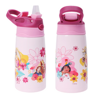 Danawares Disney Princess Double Wall Stainless Steel with Silicone Spout - 430 ml-Stay hydrated in magical style with the Princess Double Wall Stainless Steel Bottle