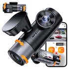 Vantrue N5 4-Channel Dash Cam with 64 GB SD Card-Multiple recording modes available including 1 channel, 2 channel, 3 channel and 4 channel, allowing flexible recording based on user needs