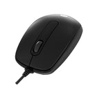 Intekview Ambidextrous Wired Mouse - 2 Pack-1200 DPI Optical Sensor: Delivers precise and responsive tracking