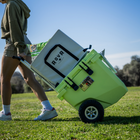 RovR RollR 45 Quart Wheeled Hard Cooler with Telescopic Handle - Matcha-46 Quart capacity fits up to 60 cans with 10 lbs of ice