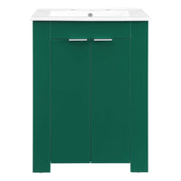 Modway Maybelle 24" Bathroom Vanity - Green/White-Modern Bathroom Vanity