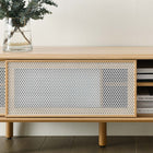 Modway Kurtis 60" TV Stand - Oak-Cable Management Holes