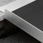 HOMCOM 4' Portable Wheelchair Aluminum Single-fold Threshold Ramp - Black-Suitable for wheelchairs, scooters, walker rollator, and bicycles 