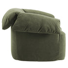 Modway Lark Slipcovered Fabric Oversized Armchair - Sage-Rubberwood Legs With Floor Glides