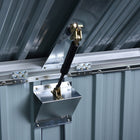Outsunny 5ft x 3ft Garden Storage Shed-Two locks ensure your bins stay safely enclosed
