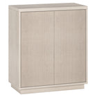 Hudson&Canal Alston 28"W Accent Cabinet - Alder White-Modern transitional design for your home office, bedroom, or living spaces