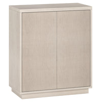 Hudson&Canal Alston 28"W Accent Cabinet - Alder White-Modern transitional design for your home office, bedroom, or living spaces