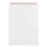 Jam Paper Open End Commercial Envelopes with Peel and Seal Closure - 8 3/4" H x 11 3/4" W - White - 50 Pack-Color: White