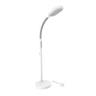 Verilux HappyLight Duo 2-in-1 Therapy Light and Task Light Floor Lamp-Mimicking natural daylight, this floor lamp is flicker-free and equipped with an Optix lens to control glare, while helping to reduce eye strain and eye fatigue