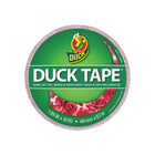 Shurtape 1.88" Printed Duck Tape - Red Roses-Tears easily by hand for simple application