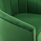 Modway Prospect Performance Velvet Swivel Armchair - Emerald-7