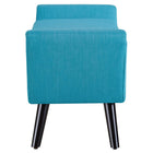 Modway Gambol Upholstered Fabric Bench - Pure Water-Dense Foam Padding