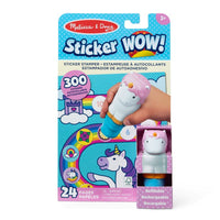 Melissa & Doug Sticker Wow Activity Set Unicorn-One-of-a-kind Sticker WOW! features sticker stampers with 300 stickers and activity pads for mess-free fun anywhere