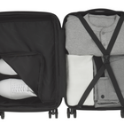 Bugatti Tokyo Collection 21.50" Hardside Carry-on Luggage - Black-Telescopic trolley handle with multi-stage locking heights