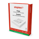 Staples FSC-Certified Copy Paper - 20 lb. - 8.5" W x 11" H - White - 500 Sheets-8.5" x 11" (Letter Size)