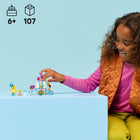 LEGO Friends Ice Cream & Balloon Stand-LEGO Friends set with a food stand, bike, balloons and ice pops