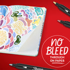Sharpie Creative Markers - Fine Tip - Warm Tones - 12 Pack-Colours pop on light and dark surfaces; boldly mark on paper, metal, wood, ceramic, glass, rock, canvas, and more!